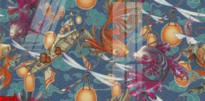 File in mica File tranh gốc in tranh tường nền tổng hợp H30753 (bản gốc) sắc sảo