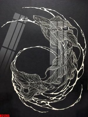 File tranh File tranh gốc in tranh tường nền tổng hợp H31265 (bản gốc) in lụa 5D