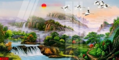 File tranh File tranh gốc in tranh tường nền tổng hợp H31741 (file gốc) chuẩn màu in