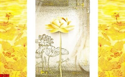 File tranh File tranh gốc in tranh tường nền tổng hợp H31791 (bản gốc) in lụa 3D