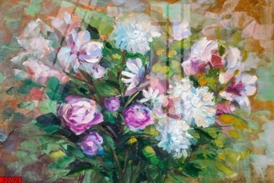 File gốc File tranh gốc in tranh tường nền tổng hợp H32124 (in lụa) cao cấp