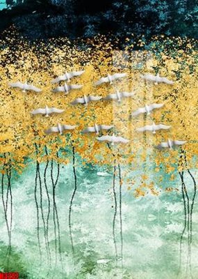 File gốc File tranh decor tranh bộ treo tường tổng hợp H3267 (in 3D) nghệ thuật