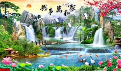 File gốc File tranh gốc in tranh tường nền tổng hợp H33185 (in 3D) nghệ thuật