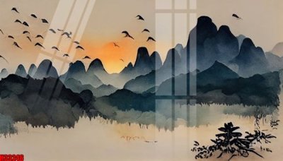 File gốc File tranh gốc in tranh tường nền tổng hợp H33246 cho in ấn và thiết kế