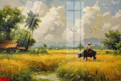 File gốc File tranh gốc in tranh tường nền tổng hợp H33274 (in ấn) màu sắc trung thực