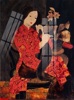 File gốc File tranh gốc in tranh tường nền tổng hợp H33438 (in tráng gương) sang trọng