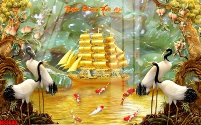 File tranh File tranh gốc in tranh tường nền tổng hợp H33640 (gốc) in film