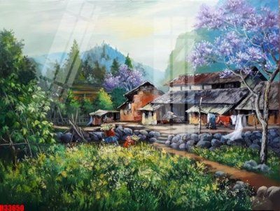 File gốc File tranh gốc in tranh tường nền tổng hợp H33650 (chuẩn CMYK) cho nhà in