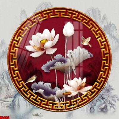 File tranh File tranh gốc in tranh tường nền tổng hợp H34124 (bản gốc) in canvas