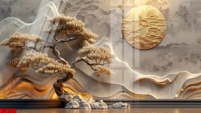 Hình ảnh file gốc File tranh gốc in tranh tường nền tổng hợp H34160 cho in UV