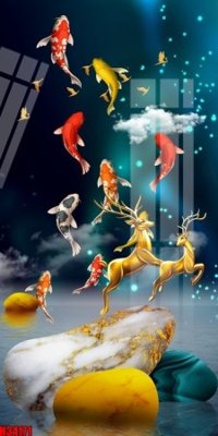 File gốc File tranh gốc in tranh tường nền tổng hợp H34171 (PSD/TIFF) độ phân giải cao