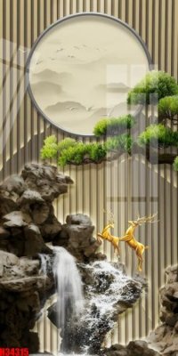 File tranh File tranh gốc in tranh tường nền tổng hợp H34315 (file gốc) chuẩn màu in