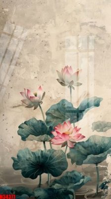 Ảnh gốc File tranh gốc in tranh tường nền tổng hợp H34371 (độ nét cao) in mica