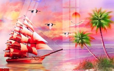 File in trần File tranh gốc in tranh tường nền tổng hợp H34725 (bản gốc) bầu trời