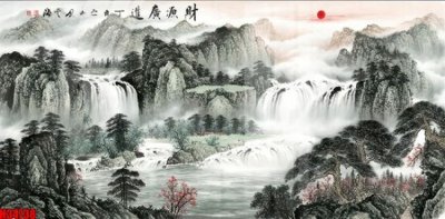 Tải file File tranh gốc in tranh tường nền tổng hợp H34738 (gốc) in nhanh