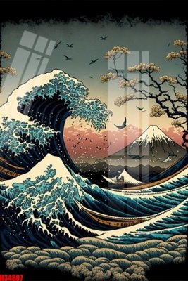 Tải file File tranh gốc in tranh tường nền tổng hợp H34807 (gốc) in ấn chất lượng