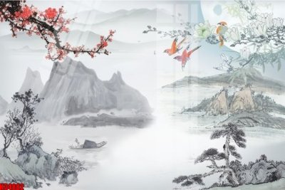 Tải file File tranh gốc in tranh tường nền tổng hợp H34882 (gốc) làm tranh trang trí