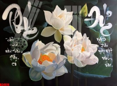 File in mica File tranh gốc in tranh tường nền tổng hợp H34974 (bản gốc) làm vách ngăn