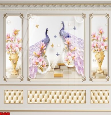 File PSD File tranh gốc in tranh tường nền tổng hợp H34989 (bản gốc) đã tách nền