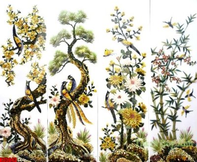 Hình ảnh file gốc in trần nhà File tranh gốc in tranh tường nền tổng hợp H35043