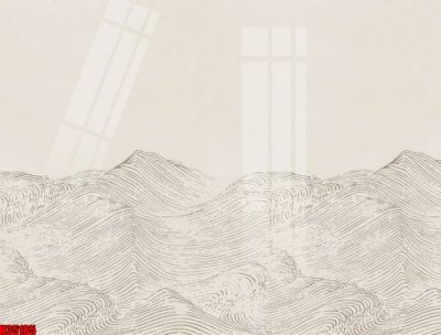 Ảnh gốc File tranh gốc in tranh tường nền tổng hợp H35105 (độ nét cao) in tráng gương