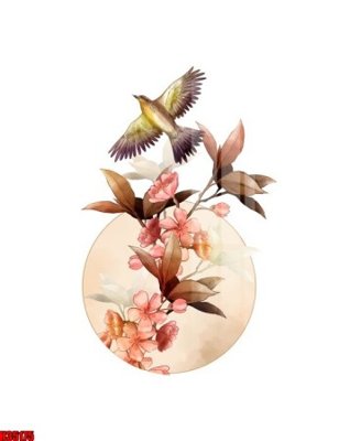 File tranh File tranh gốc in tranh tường nền tổng hợp H35175 (bản gốc) in lụa 3D