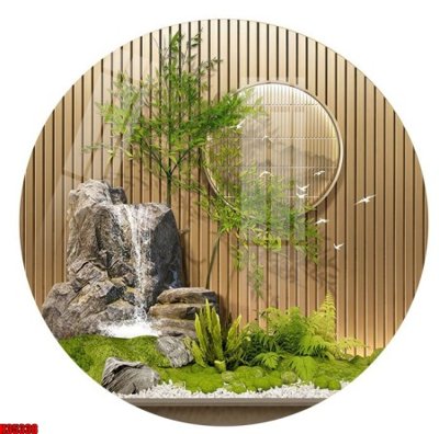 Download file gốc File tranh gốc in tranh tường nền tổng hợp H35338 (in mica) trong suốt