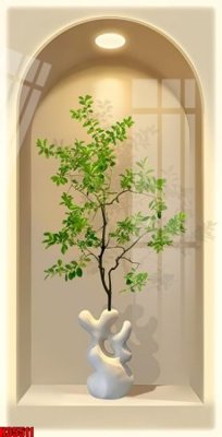 File gốc File tranh gốc in tranh tường nền tổng hợp H35511 (in 3D) nghệ thuật