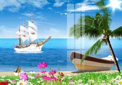 File gốc File tranh decor tranh bộ treo tường tổng hợp H3581 (chủ đề hiện đại) trang trí