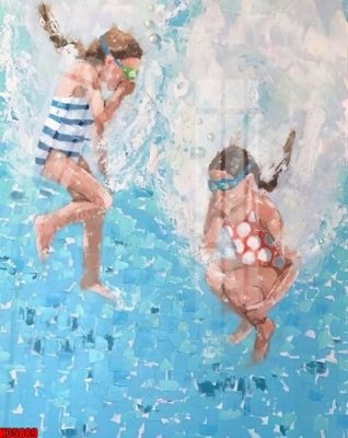 Download file gốc File tranh gốc in tranh tường nền tổng hợp H35889 (in lụa) tranh 3D