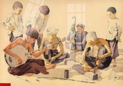 Tải file File tranh gốc in tranh tường nền tổng hợp H36068 (gốc) in ấn chất lượng