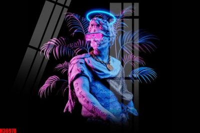 File gốc File tranh gốc in tranh tường nền tổng hợp H36978 (in lụa) chi tiết cao