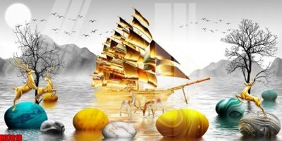 Tải về hình ảnh gốc File tranh gốc in tranh tường nền tổng hợp H37018 sắc nét