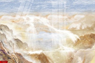 Tải file File tranh gốc in tranh tường nền tổng hợp H37225 (gốc) chủ đề hoa sen