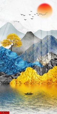 Hình ảnh file gốc in trần nhà File tranh gốc in tranh tường nền tổng hợp H37560