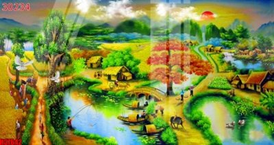 File in mica File tranh gốc in tranh tường nền tổng hợp H37642 (ảnh gốc) đẹp