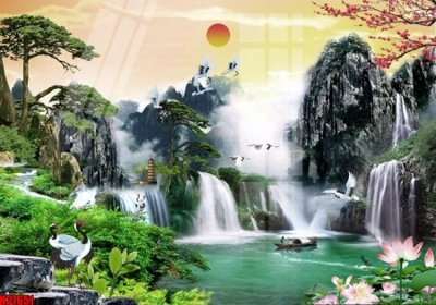 File tranh File tranh gốc in tranh tường nền tổng hợp H37651 (gốc) chủ đề trẻ em