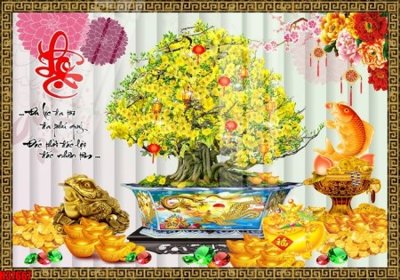 File ảnh File tranh gốc in tranh tường nền tổng hợp H37667 (gốc) in standee