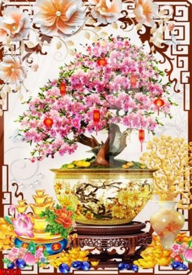 File gốc File tranh gốc in tranh tường nền tổng hợp H37674 (phong cách) cổ điển