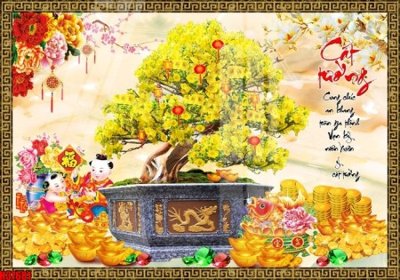 File gốc File tranh gốc in tranh tường nền tổng hợp H37681 (in lụa) cao cấp