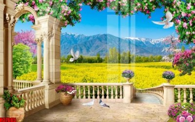 File tranh File tranh gốc in tranh tường nền tổng hợp H37685 (gốc) in vải canvas