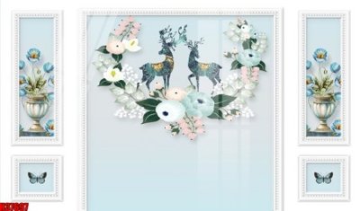 Tải file tranh gốc File tranh gốc in tranh tường nền tổng hợp H37697 chất lượng cao