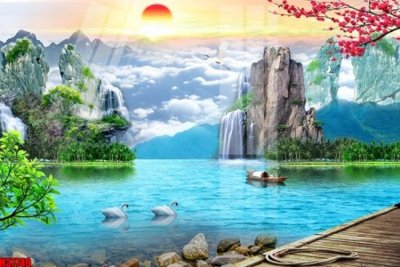 File gốc in ấn File tranh gốc in tranh tường nền tổng hợp H37749 độ phân giải cao