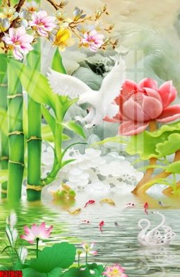 File tranh trang trí File tranh gốc in tranh tường nền tổng hợp H37825 (file gốc)