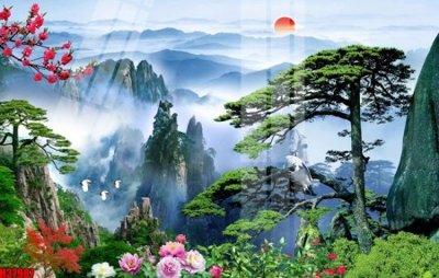 File gốc File tranh gốc in tranh tường nền tổng hợp H37987 (chuẩn CMYK) cho nhà in