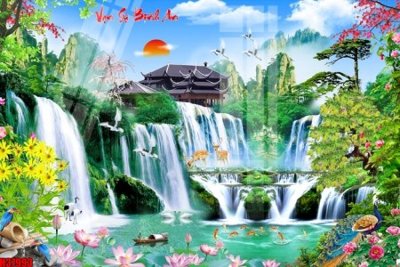 File PSD File tranh gốc in tranh tường nền tổng hợp H37993 (gốc) cho designer