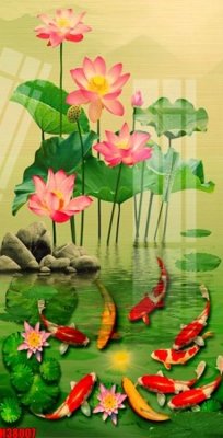 Tải file File tranh gốc in tranh tường nền tổng hợp H38007 (gốc) in nhanh