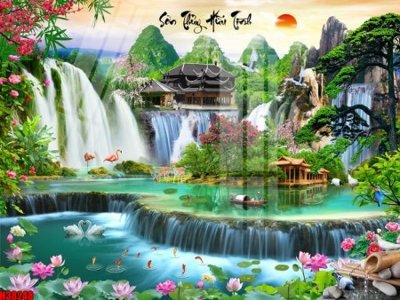 File ảnh File tranh gốc in tranh tường nền tổng hợp H38248 (gốc) cho trang trí nhà hàng
