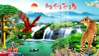 File ảnh File tranh gốc in tranh tường nền tổng hợp H38259 (gốc) in decal dán tường