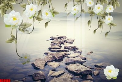 File tranh File tranh gốc in tranh tường nền tổng hợp H38466 (ảnh gốc) in trần 3D